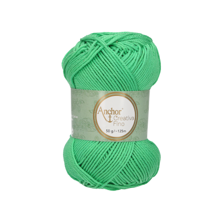 Novelo de Linha Creativa Fino nº 4, cor 389 verde Novelo de Linha Creativa Fino nº 4, cor 389 verde